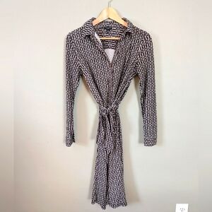 Talbots Long Sleeve Flowing Dress